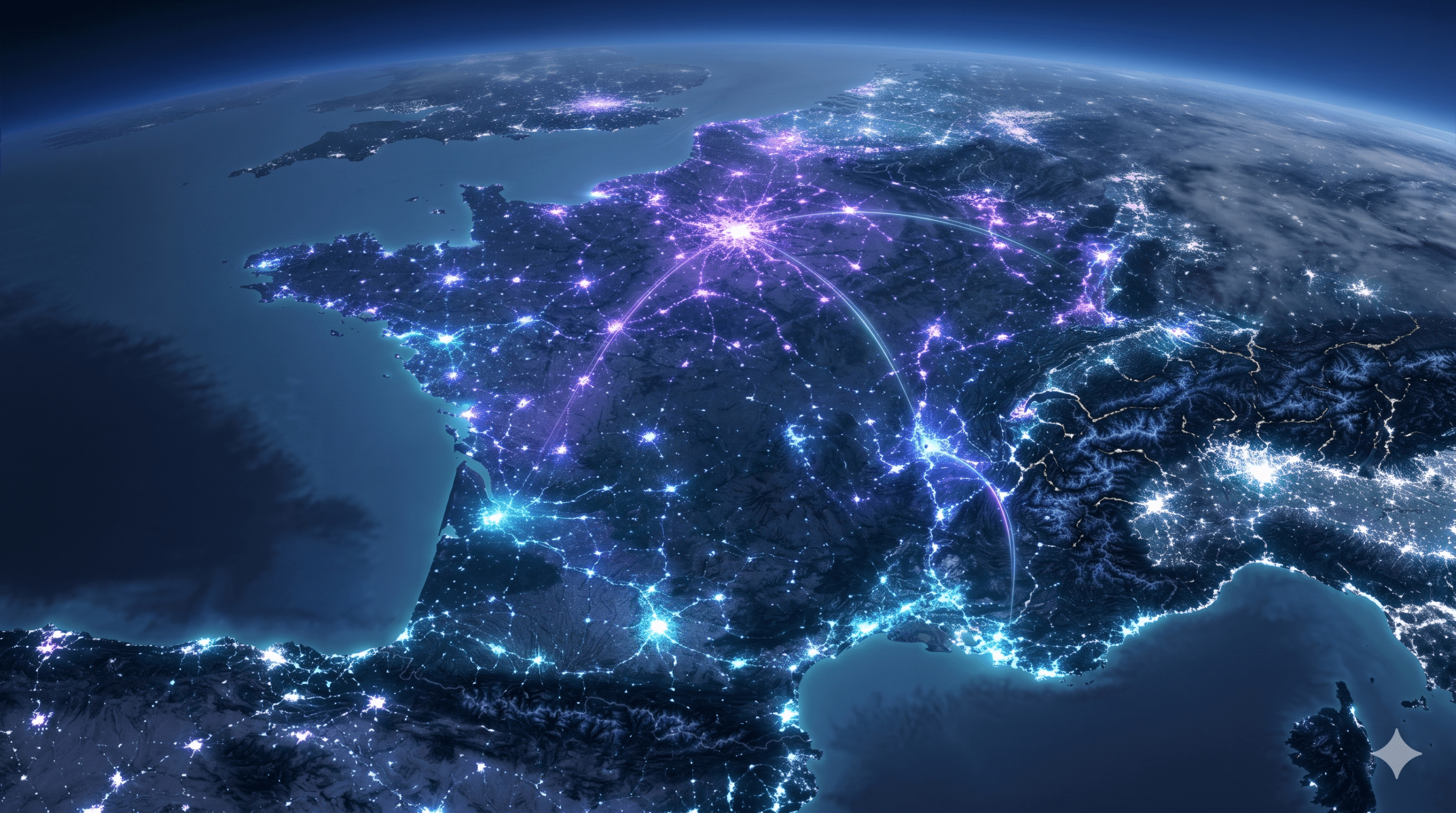France vue du ciel - Automatisation Agence