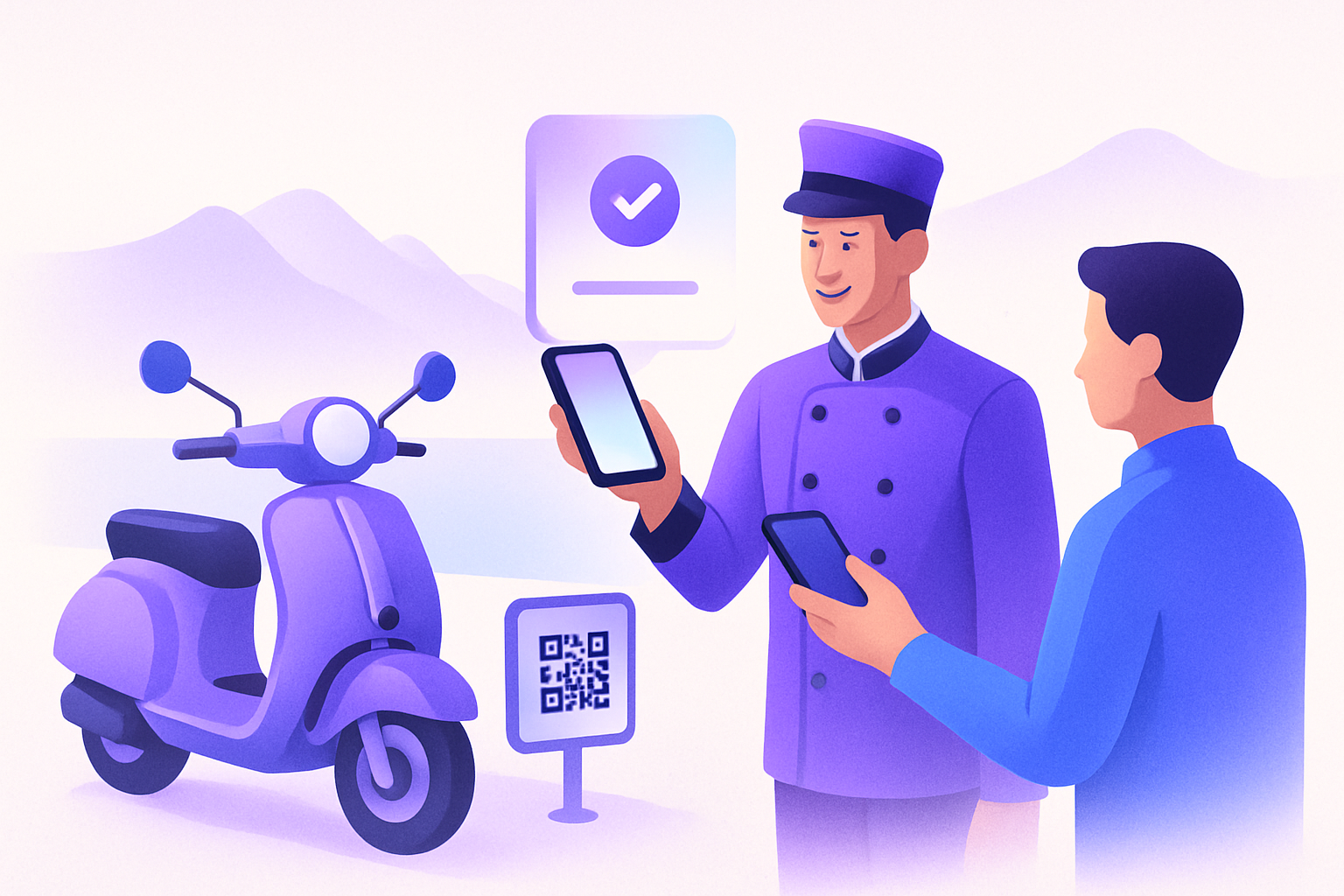 Leman Rental — Plateforme automatisée de location de scooters motorisés à Lausanne avec hôtels partenaires