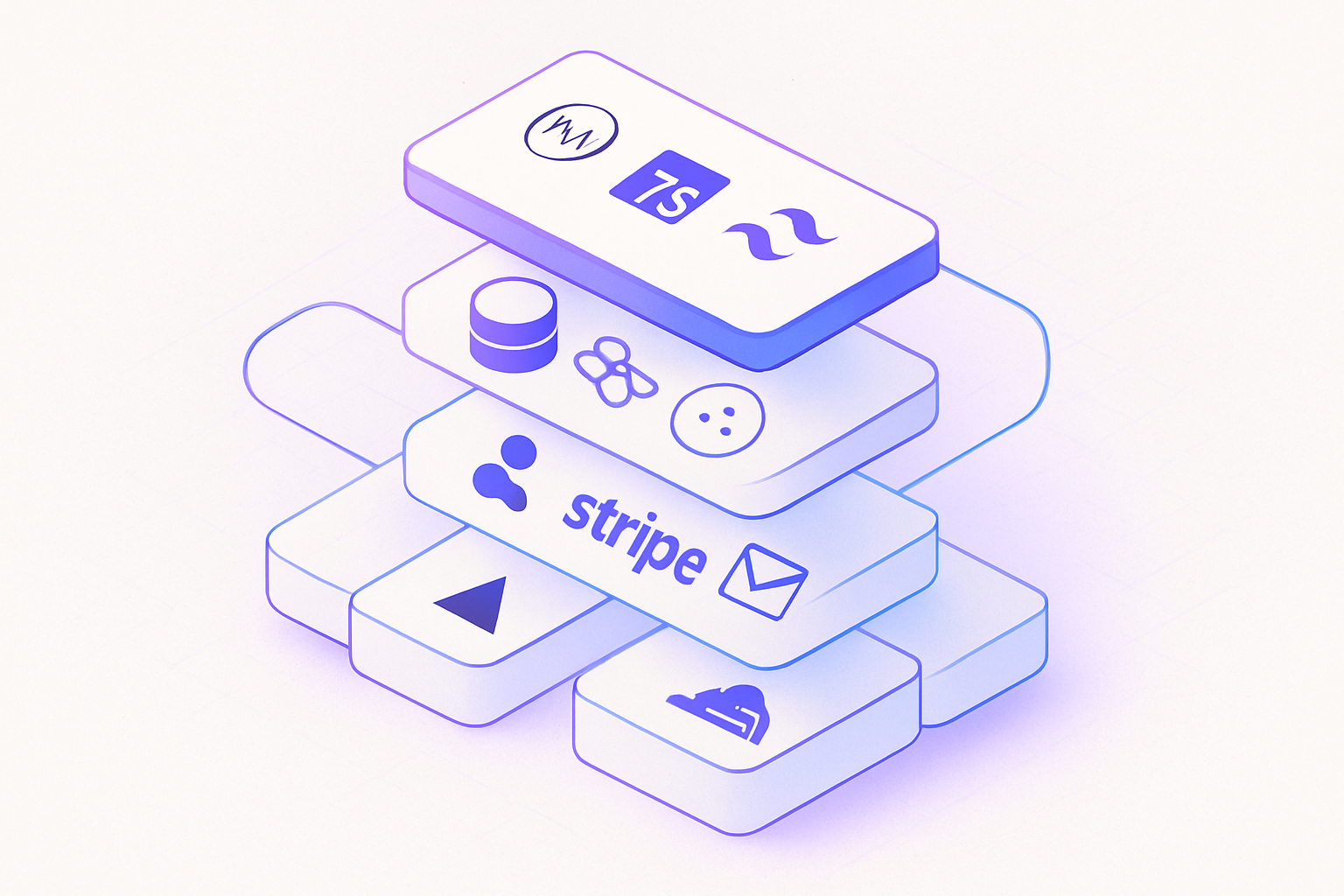 Stack technique recommandé pour un SaaS Claude Code en 2026 : Next.js, Supabase, Prisma, Clerk, Stripe, Vercel