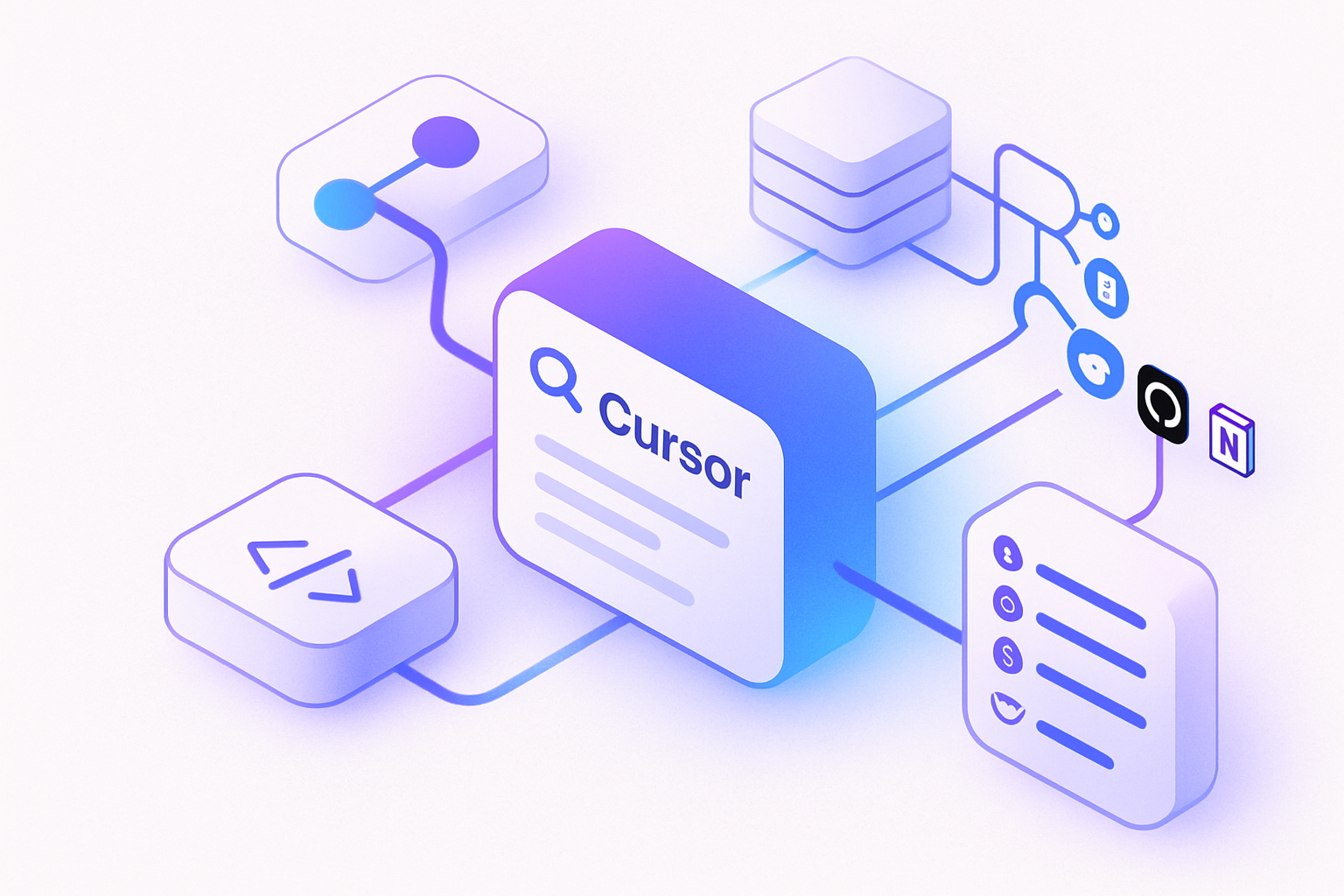 Intégration Cursor IA dans une stack moderne : Cursor + MCP + n8n + Claude Code en background — l'écosystème de développement IA 2026